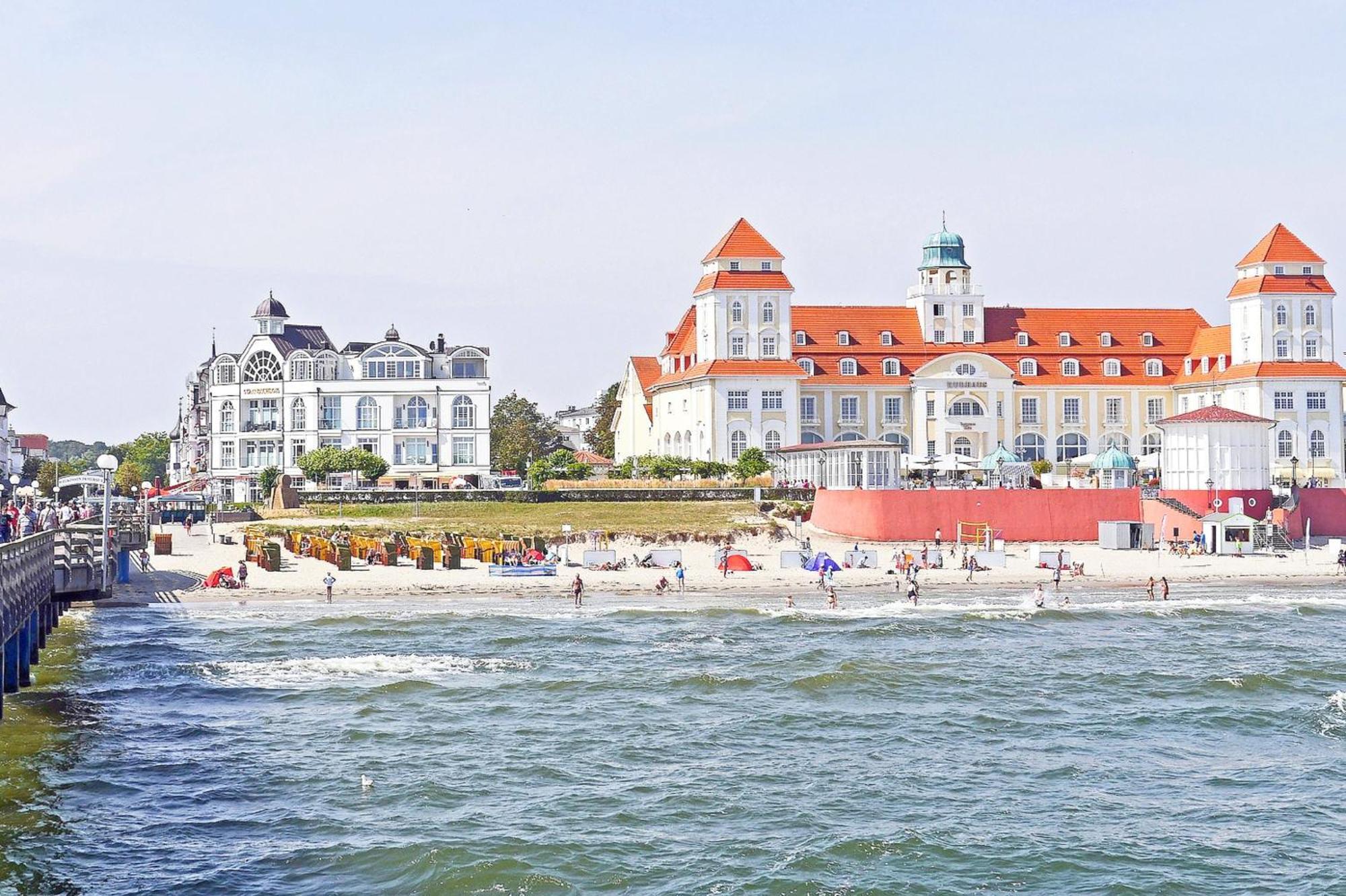 Aparthotel Ostsee Fewo 36 Balkon, Meerblick, Strand Binz Exterior photo
